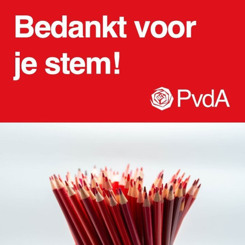 Bedankt voor je stem!