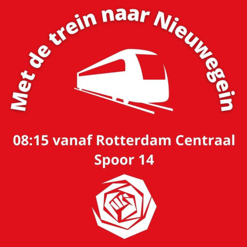 Met de trein naar Nieuwegein